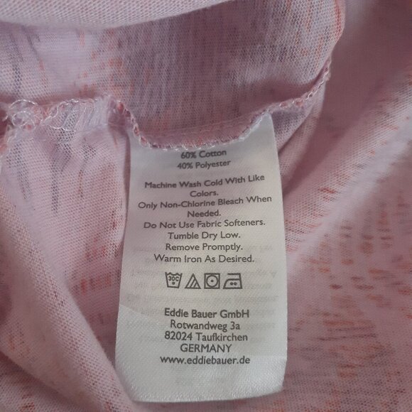 Eddie Bauer XL Pink Tropical Leaf Print Coast & Climb Sleeveless Maxi Dress - Picture 5 of 10